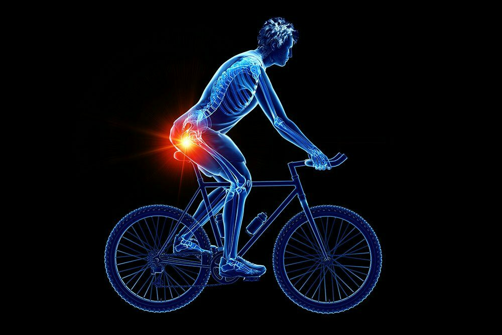 Glute pain cycling