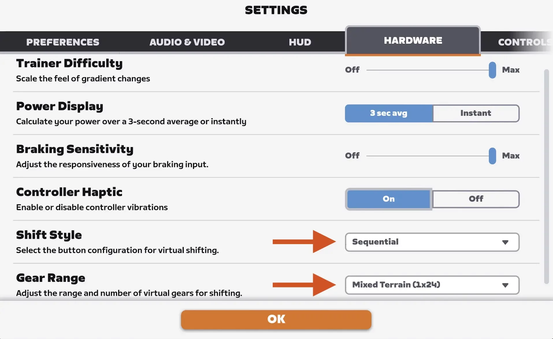 Zwift gears style my decision